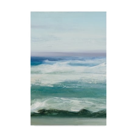Julia Purinton 'Azure Ocean Iii' Canvas Art,30x47